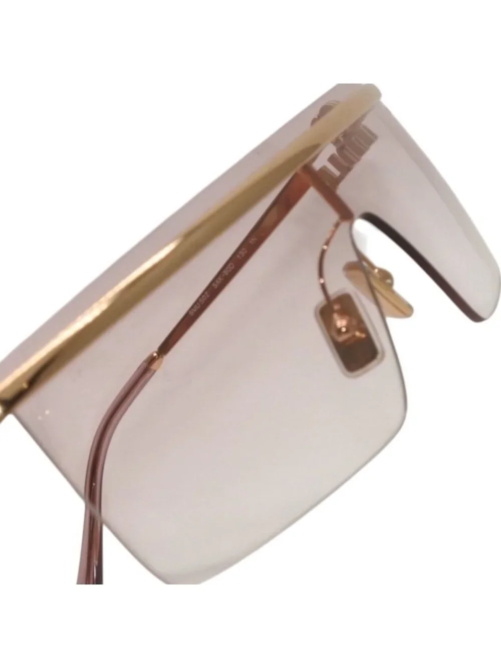Miu Miu Sunglasses 75 0 125 Pink Gold Acetate Alloy Eyewear